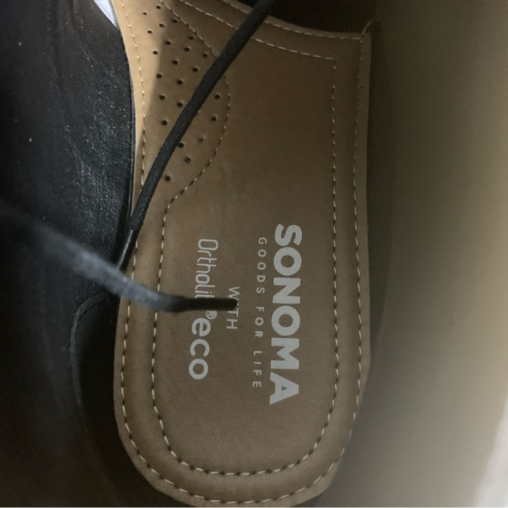 Sonoma Chukka Boots Mens 9.5M Black Goods For Life Aaron Casual Ortholite Eco - Picture 5 of 8